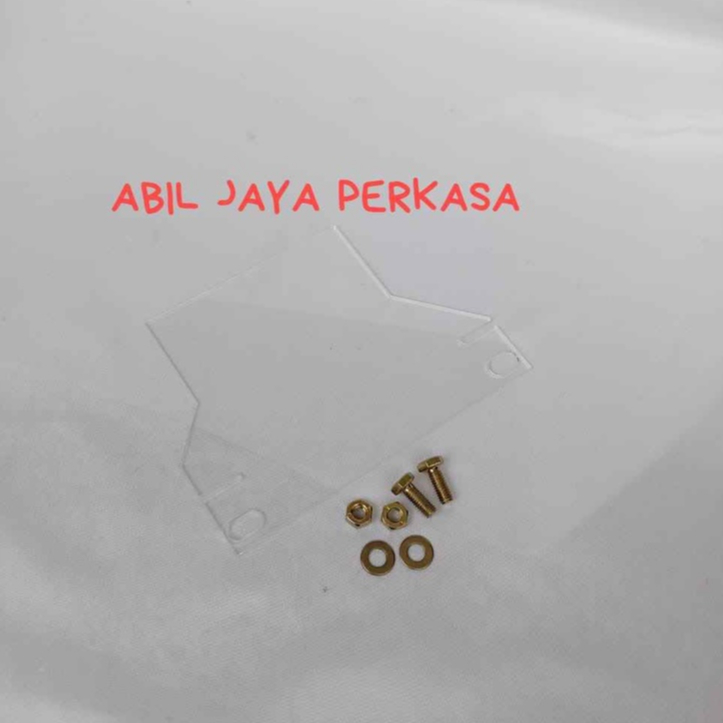 MUDFLAP AEROX BAHAN AKRILIK PENAHAN LUMPUR AEROX MIKA KOLONG AKRILIK [AJP]