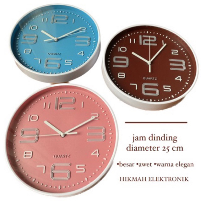 jam dinding NIKKO NK-2821/Jam dinding unik/jam dinding fashion/jam dinding modern/jam dinding colour