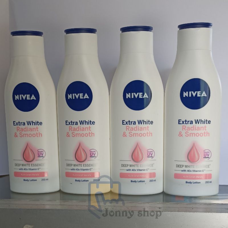 Nivea HB extra white radiant&amp; smooth 200ml