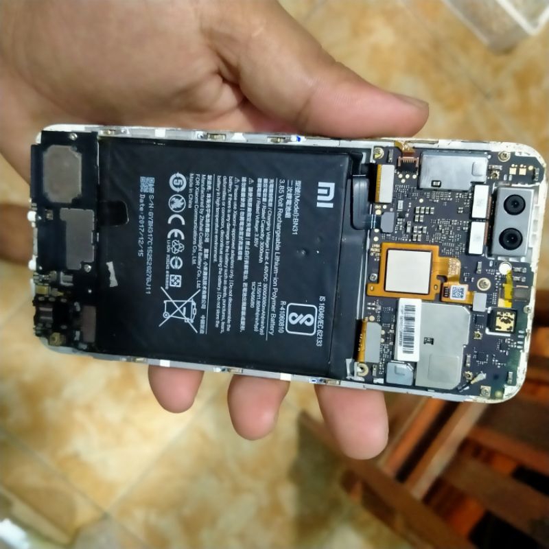 hp xiomi redmi MI A1 minus lcd mesin jaminan normal