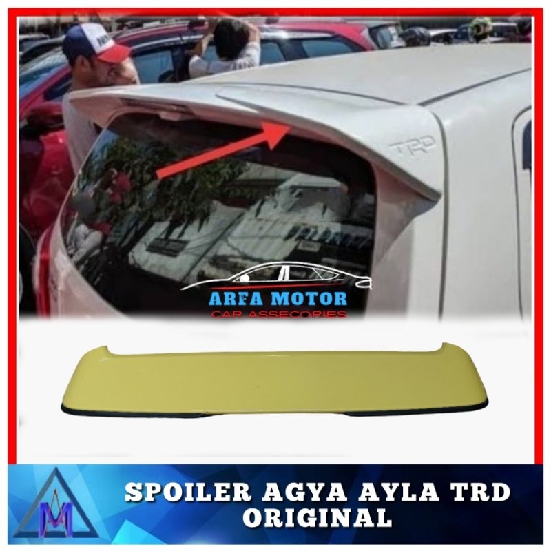 Spoiler Agya Ayla TRD Original Wing Bagasi Atas Agya Ayla TRD Original