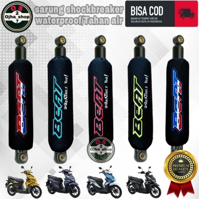 sarung shock breaker / cover shock breaker belakang motor beat