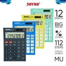 

[PENAMAS] Calculator Kalkulator Joyko CC-12 12 Digits Check Correct