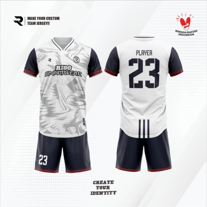 jersy sepak bola futsal free desain full printing