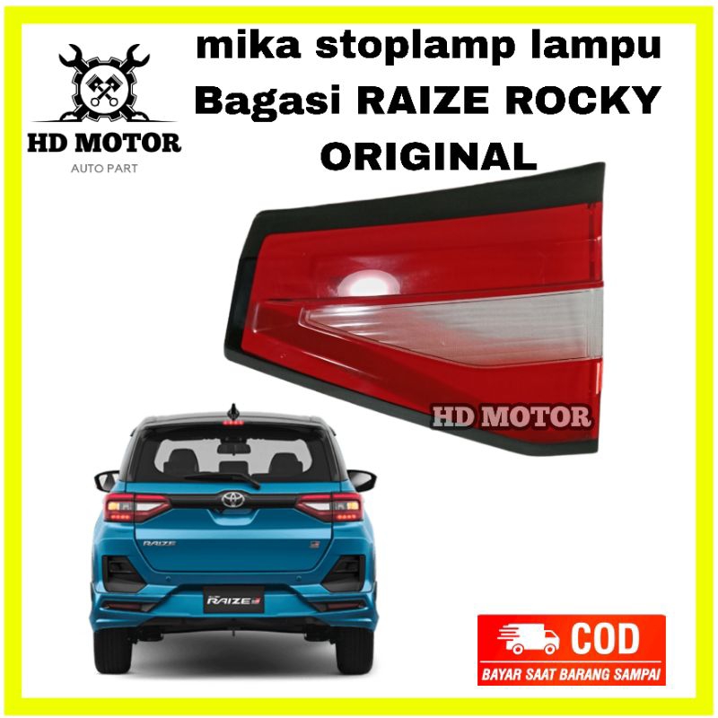 mika stoplamp lampu bagasi Raize Rocky original mika lampu bagasi Raize mika lampu bagasi Raize mika