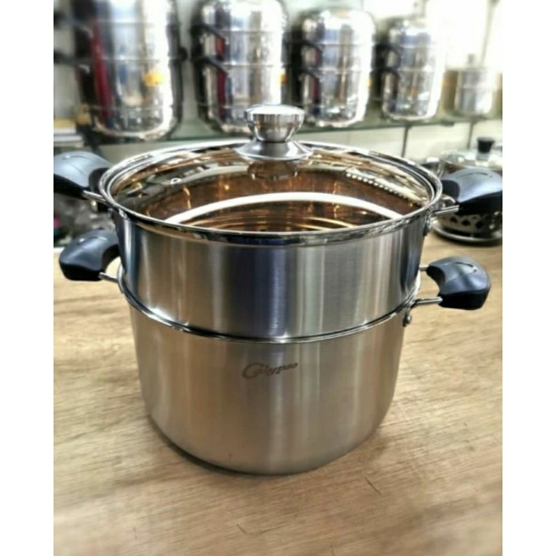 Panci Kukus Multifungsi Steamer Calypso 26cm Stainless Steel - Thermal Cooker