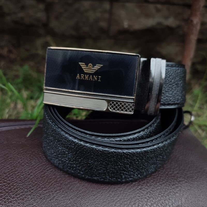 Ikat Pinggang Pira Rell Lebar 3.5 Cm | Sabuk Cowok Kepela Rell Import