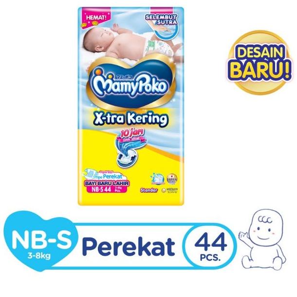 mamy poko perekat xtra kering NB44/ S38 celana