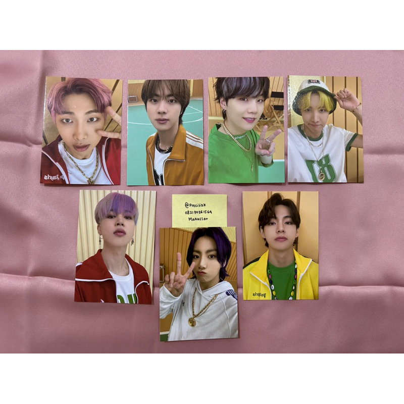 PHOTOCARD BTS BUTTER MERCH OFFICIAL