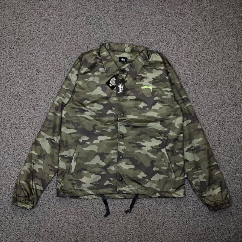 Tracktop Coach Lengan Panjang Pria Wanita Stussy Premium Full Tag