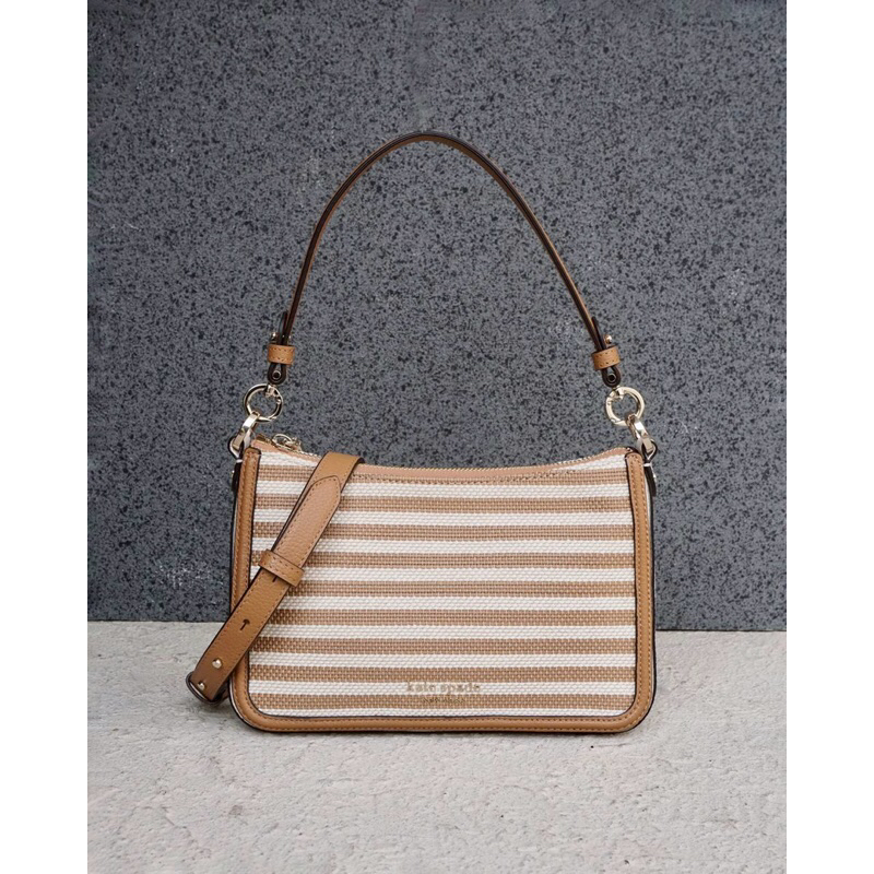 KS hudson medium xbody striped fabric 25x5x15 cm