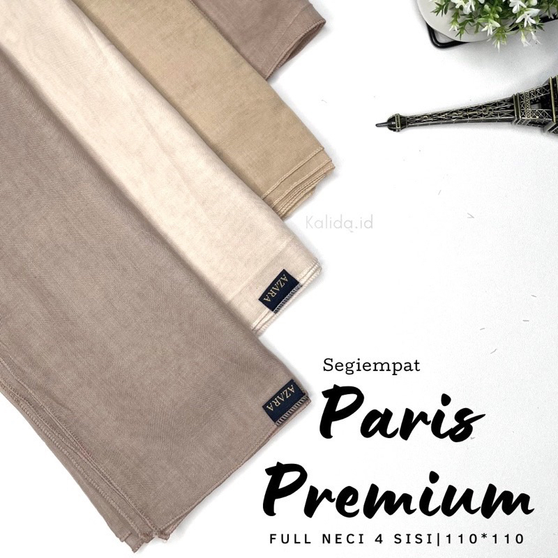 krudung Paris Premium Full neci 4 sisi rapi by AZARA