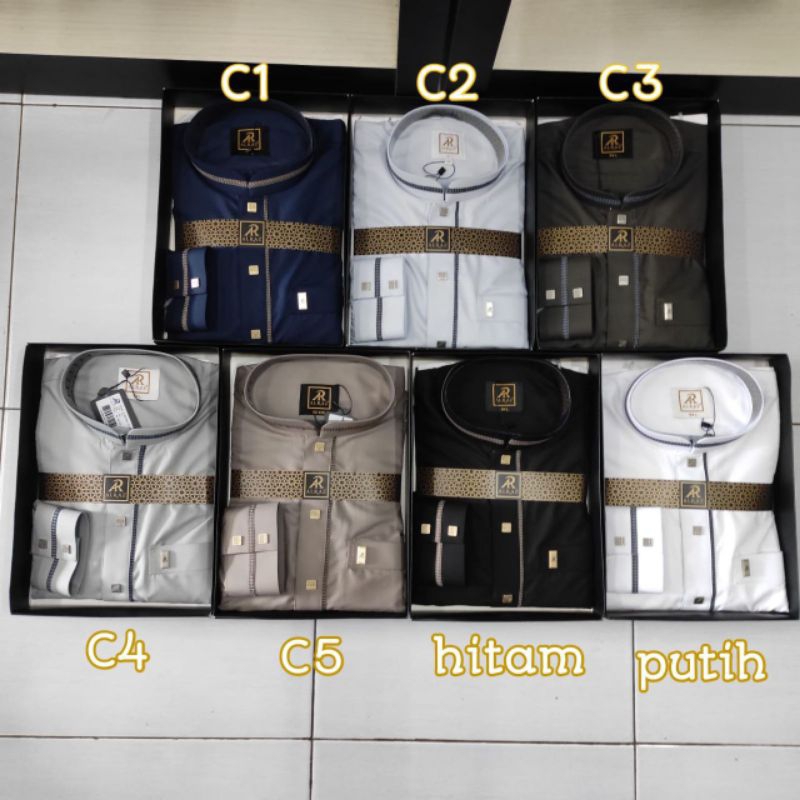 Jubah Al Raz Al Bukhori Manset kombinasi