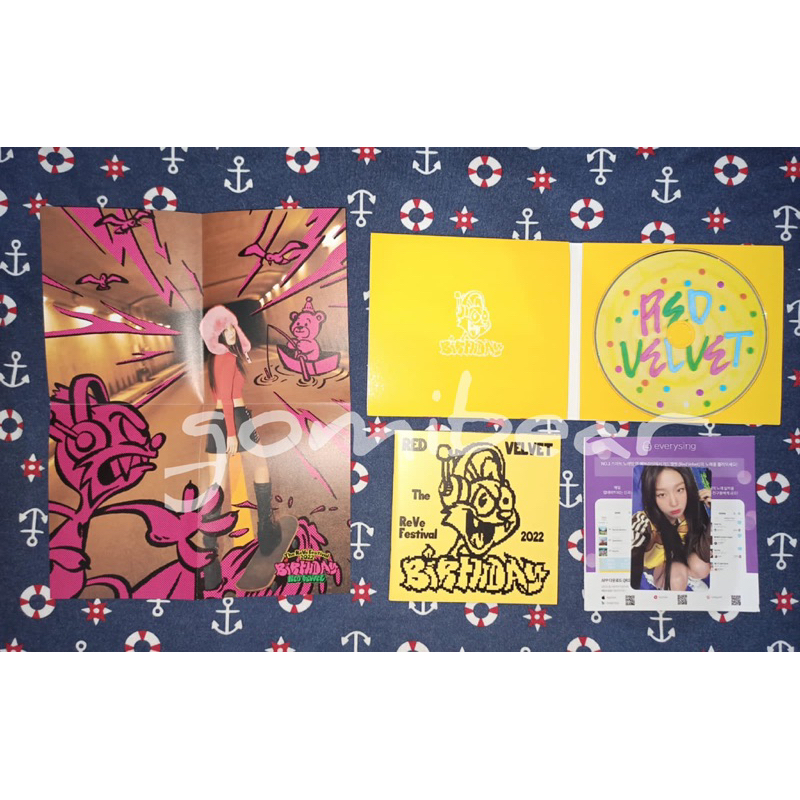 [UNSEALED] Red Velvet Birthday Digipack Seulgi Set PC Seulgi digi