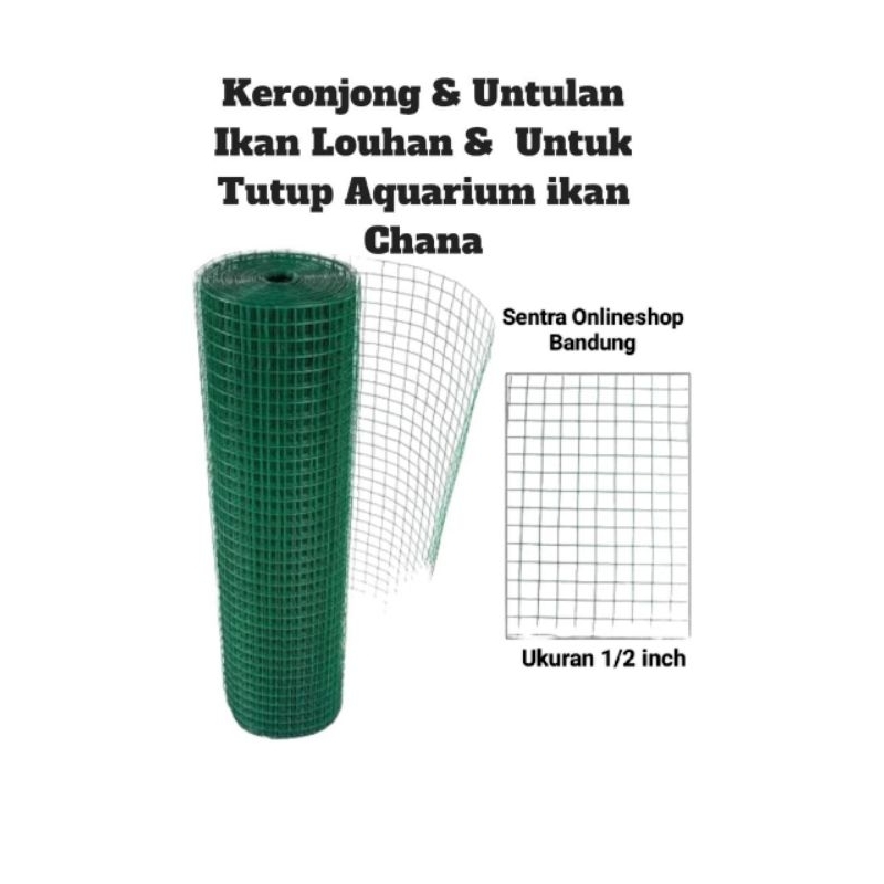 Keronjong Louhan Panjang untuk Untulan ikan Louhan & Tutup Aquarium Pada Ikan Chana