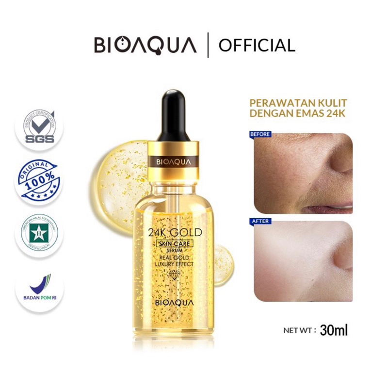 Bioaqua 24K Gold Serum Skin Care 30ml