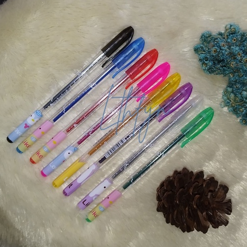 PULPEN GLITTER WARNA-WARNI // 1PAK ISI 12 PCS