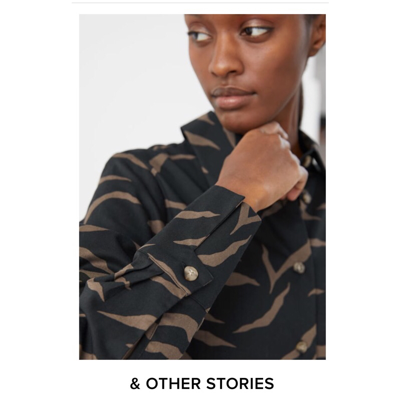 L108 - Zebra Print Blouse by Other Stories