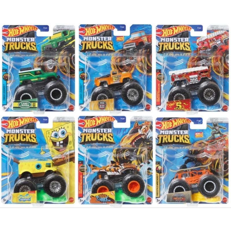 Diecast Miniatur Mobil Hot Wheels Monster Trucks Original Mattel Hotwheels Monster Truck Jurassic World Dominion