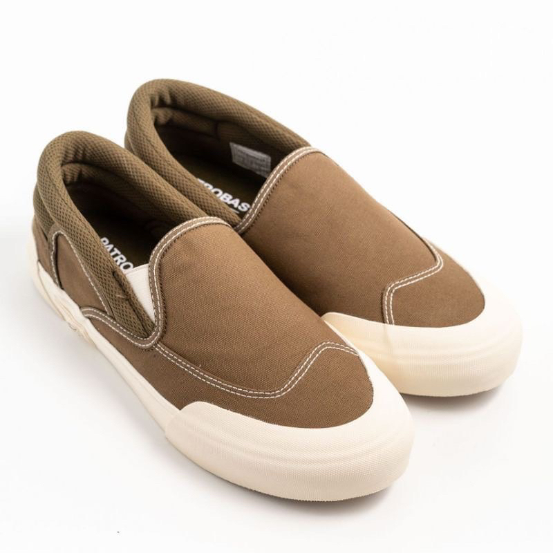 sepatu patrobas cloud slip on olive