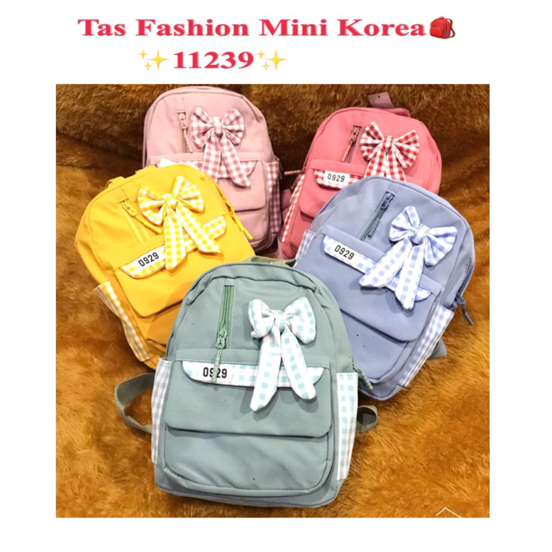 TAS RANSEL FASHION KOREA MINI 11239 TAS GEMOY