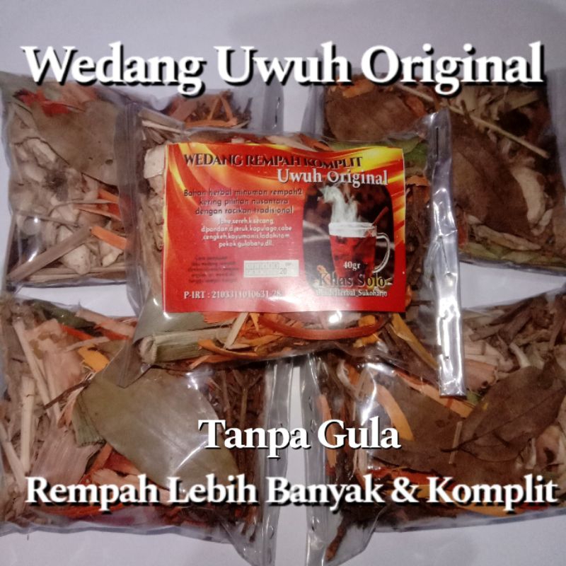 

Wedang Uwuh Original Rempah Banyak & Komplit Non Gula