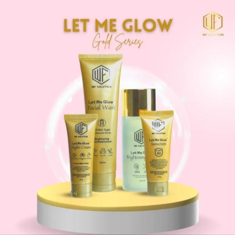 PAKET LET ME GLOW GOLD SERIES WF SOLUTION