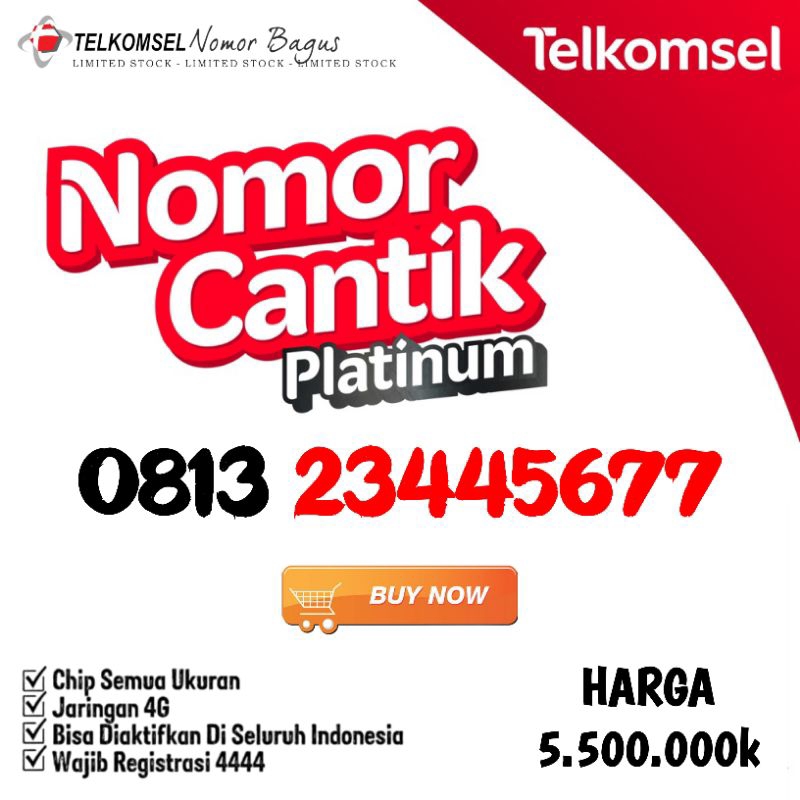 Nomor Cantik Nomer Kartu Perdana Telkomsel Simpati 234567 2344 5677