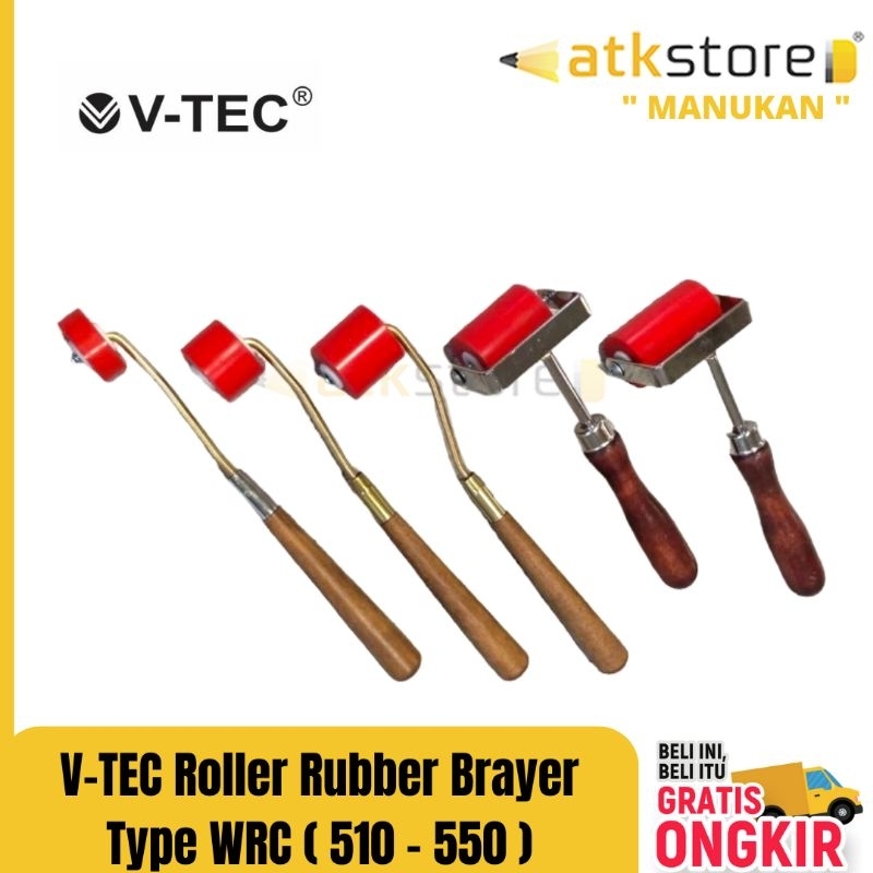 

ROLLER RUBBER BRAYER KANVAS BESI V-TEC WRC 510 520 530 540 550 || Roll Kanvas V-tec Besi