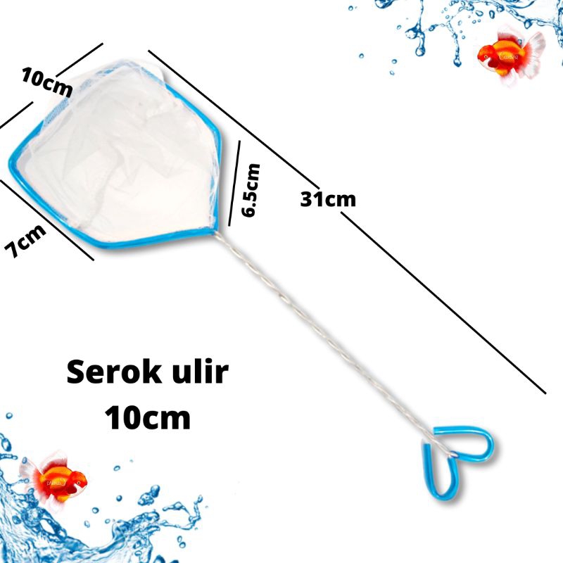 Serok / Seser Ikan Serok Ulir jaring ikan Ukuran 6cm,8cm,10cm,12cm,15cm