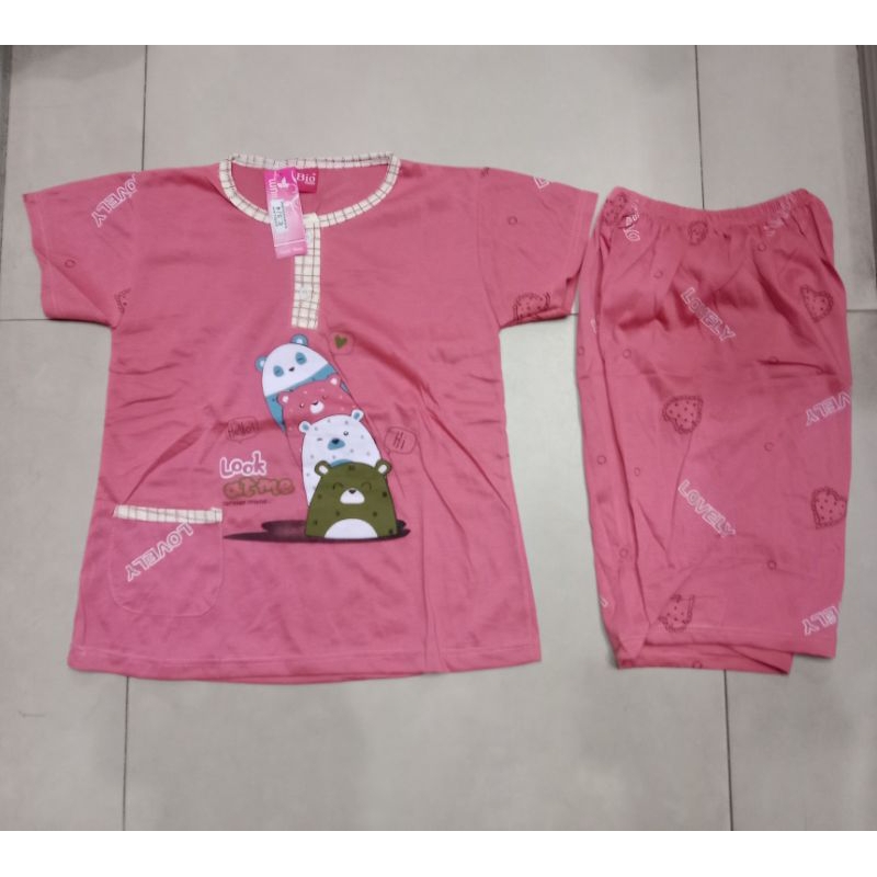 BAJU TIDUR ANAK TANGGUNG PENDEK / BAJU TIDUR ¾ TANGGUNG / BAJU TIDUR ANAK MURAH / BAJU TIDUR KAOS / BAJU TIDUR TANGGUNG BIO