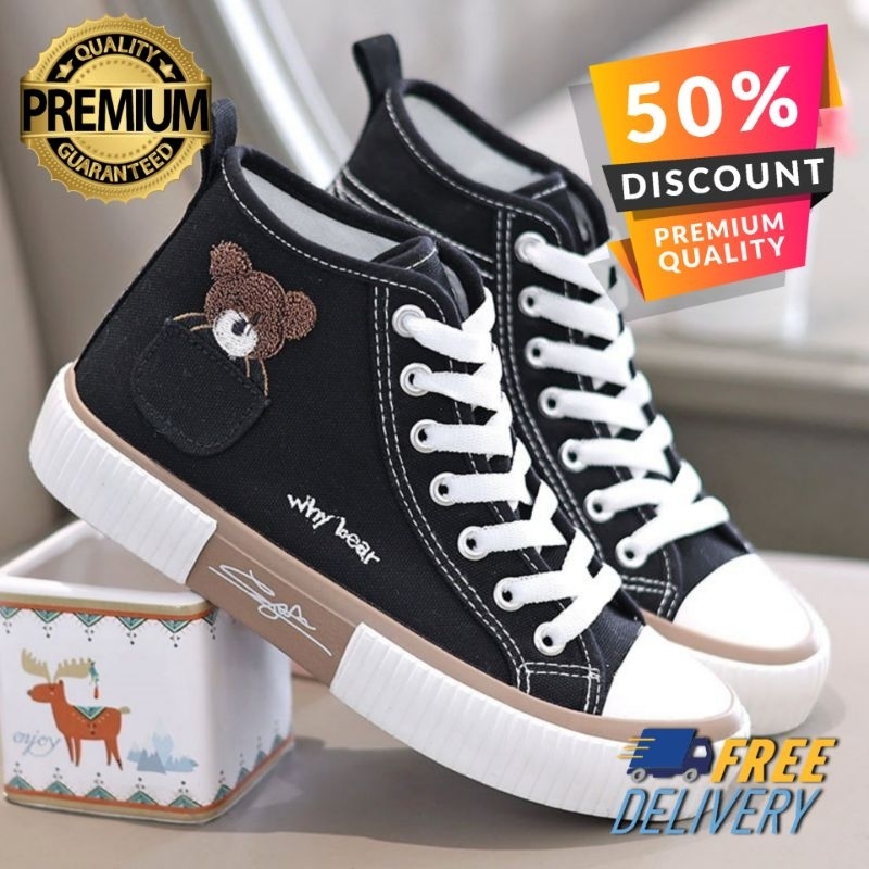 sepatu remaja dewasa sekolah SMP SMA casual canvas perempuan cewek wanita / sepatu casual dewasa rem