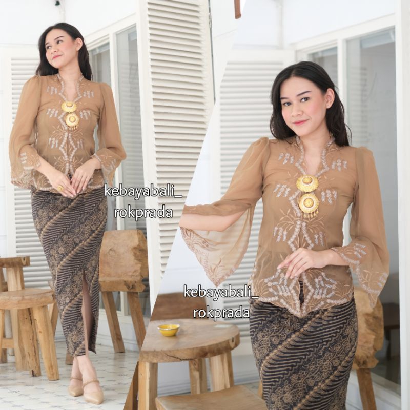 KANAYA SERIES KEBAYA BORDIR TANGAN PECAH MODERN MURAH