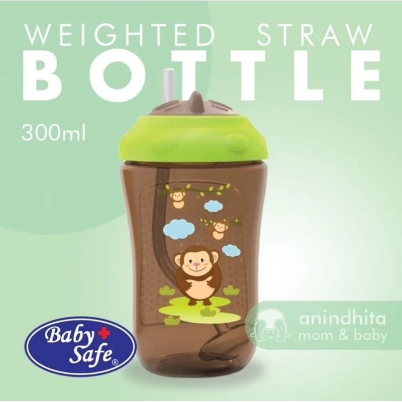 Baby Safe FS405 Sipper Cup With Weighted Straw / Botol Minum bayi