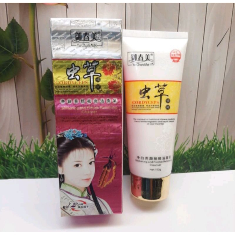 Cordyceps Yu Chun Mei Facial Cleanser Original 100% Import Face Wash