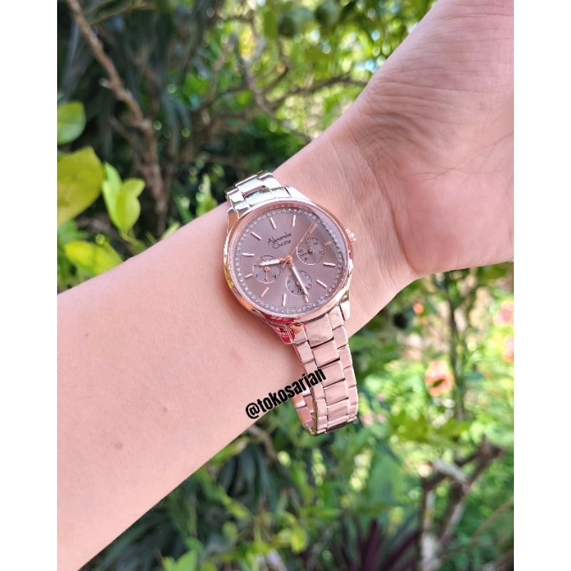 Alexandre Christie Original AC 2A42 BF Rantai Mewah Untuk Wanita Terbaru