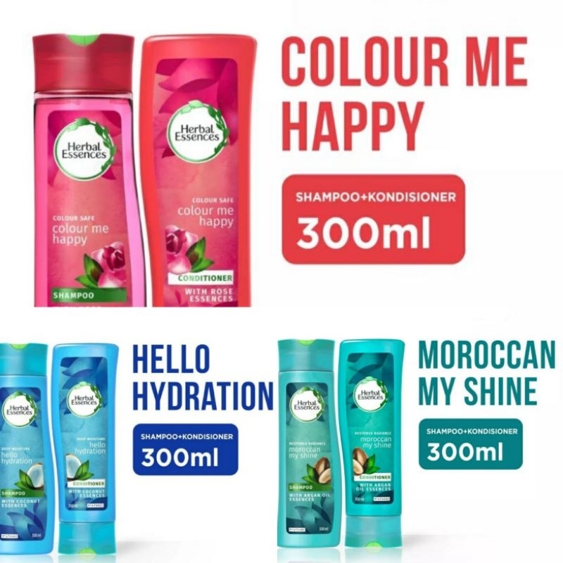 Herbal Essences Shampoo &amp; Conditioner 300 ML All Varian