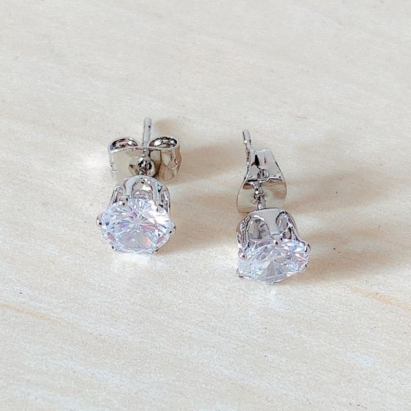 anting xuping liontin stud silver