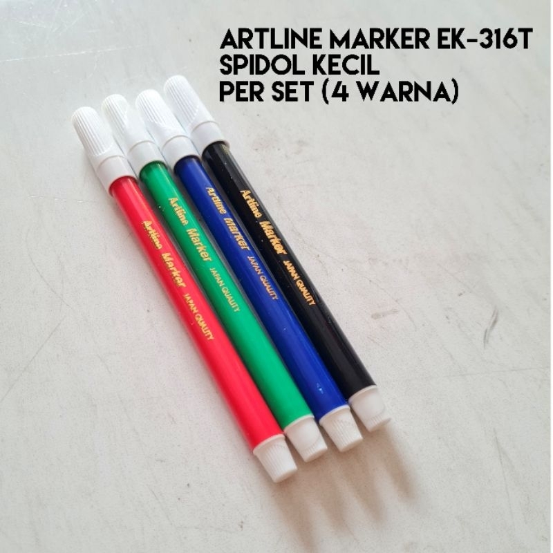 

Spidol Kecil Artline EK-316T (per set / isi 4 warna)