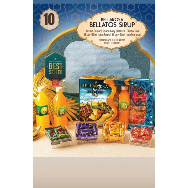 

KUE KERING LEBARAN KUE DAN SIRUP BELLAROSA / HAMPERS IDUL FITRI FREE CARD