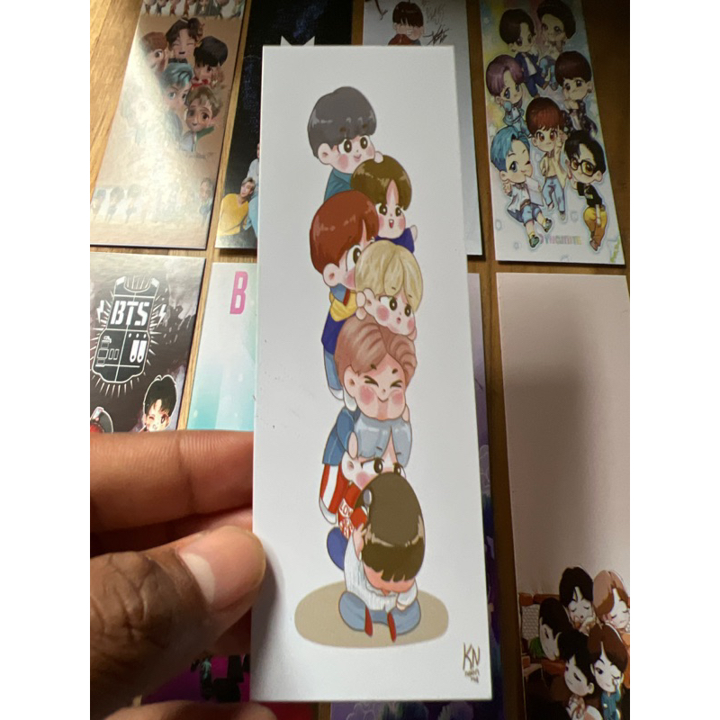 

(5 PCS) PEMBATAS BUKU BTS CHIBI CUTE