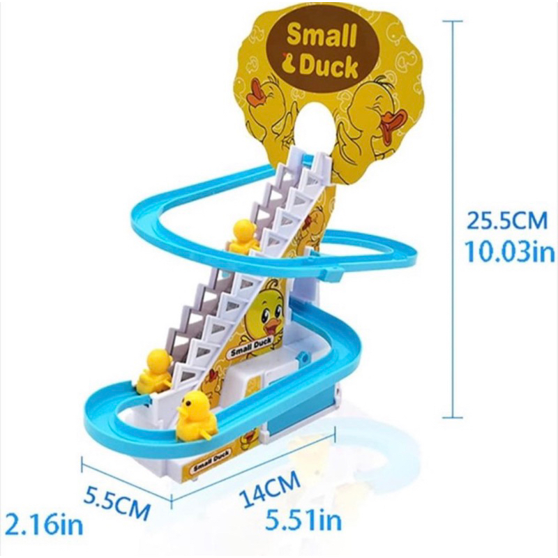 Mainan Anak Track Tangga Small Duck - Mainan Track Set Slide Karakter - Mainan Track Set