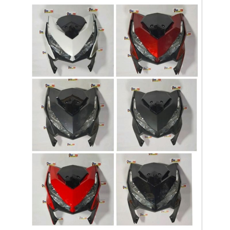 VR/WIN full tameng depan set tameng depan + reflektor lampu LED Vario 125/150 old 2015-2016-2017 all