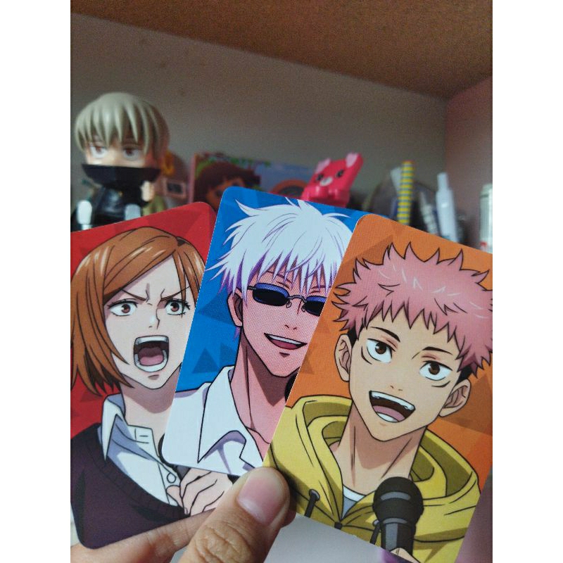 Jujutsu Kaisen PC Photocard || Gojo, Yuji, Nobara Anime Merch Murah
