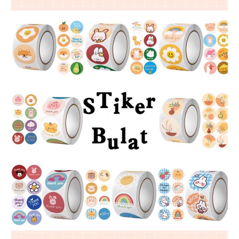 

[500pcs] Sticker Thank You/ Stiker Label Segel/ Sticker Ucapan Terima Kasih For Seal Labels
