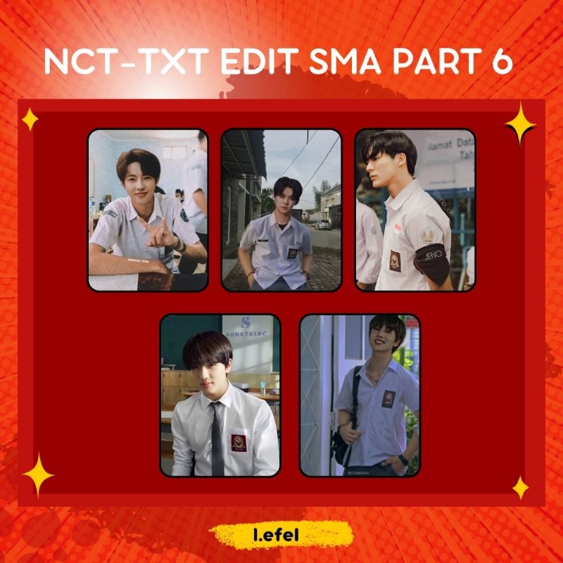 PHOTOCARD NCT-TXT KPOP EDIT SMA PART 6 -i.efel-