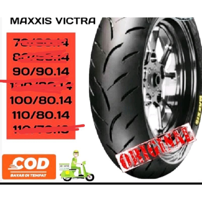 Ban tubelles maxxis victra matic 90/90-14 100/80-14 110/70-14 110/80-14