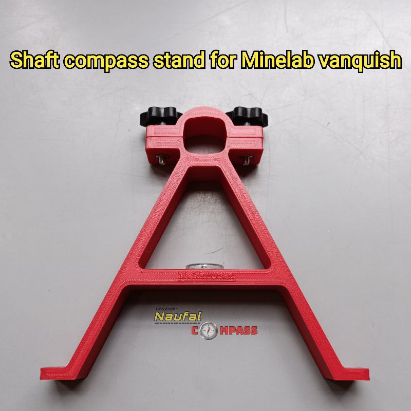 Shaft compass stand for Vanquish 340,440,540 (metaldetektor,ionika,ionic,lrod,dowsing,dulang,emas,ha