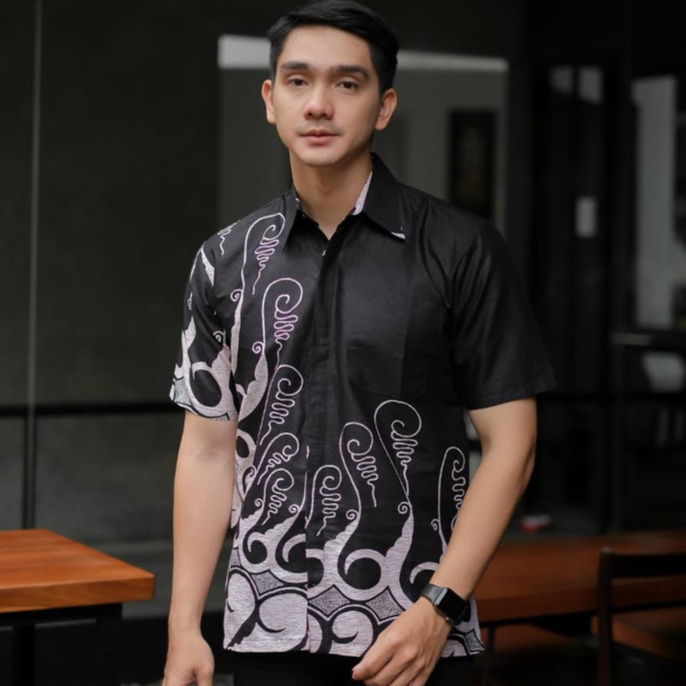 batik tulis | hem batik tulis pria | hem batik semi tulis furing | batik tulis jumbo lengan pendek