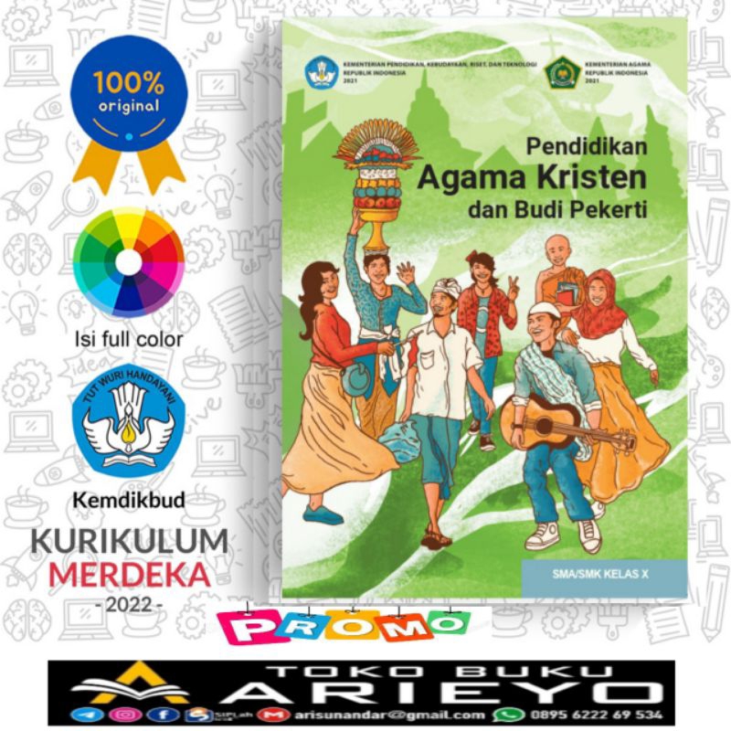 

New+Buku K-Merdeka Pend AGAMA KRISTEN - SMA/SMK Kelas : 10 Buku Siswa Sekolah Penggerak